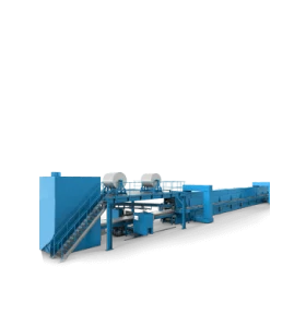 Sandwich panel foam dosing and production equipment illustration