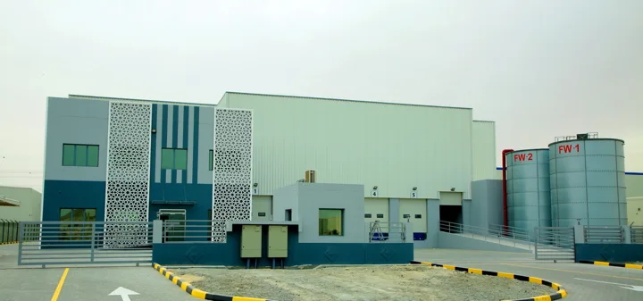 Industrial building and offices at a Roofings Middle East project